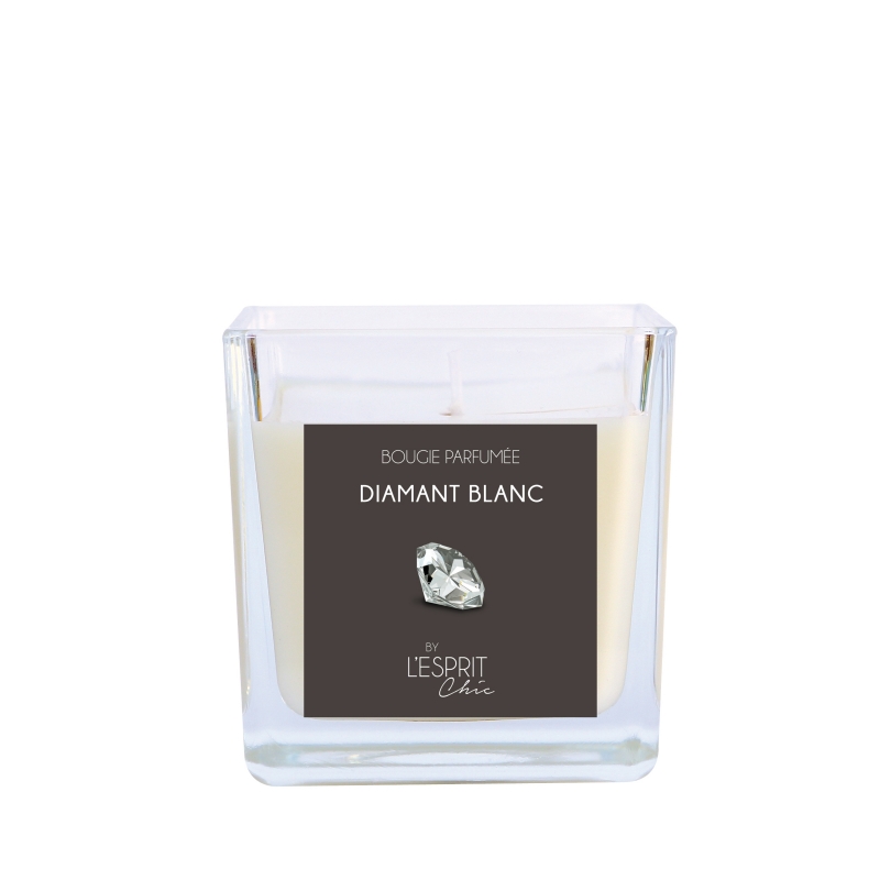 Bougie Parfumée Diamant Blanc - L'Esprit Chic